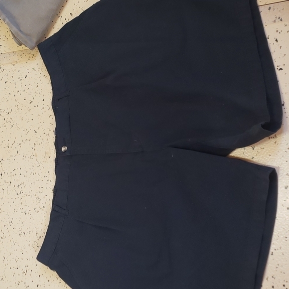 𝅺PURITAN mens flat front shorts size 46 black good condition - Picture 1 of 4